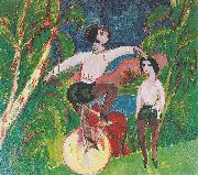Ernst Ludwig Kirchner Der Einradfahrer France oil painting artist